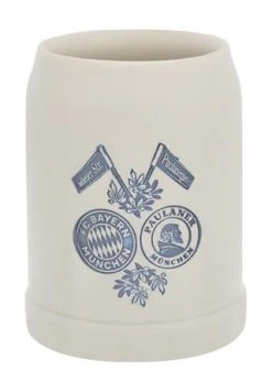 Bierkrug "FC Bayern München", Fanartikel WEIß