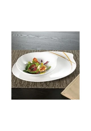 Villeroy & Boch Suppenbol Flow Gesamt: Länge 21,5cm, Breite 19cm, Höhe 6,5cm 2 Villeroy & Boch Suppenbol Flow Gesamt: Länge 21,5cm, Breite 19cm, Höhe 6,5cm – Bild 2