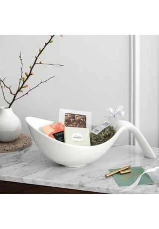 Villeroy & Boch Schüssel Mit Griff Flow Gesamt: Länge 43cm, Breite 26cm, Höhe 15,8cm 2 Villeroy & Boch Schüssel Mit Griff Flow Gesamt: Länge 43cm, Breite 26cm, Höhe 15,8cm – Bild 2