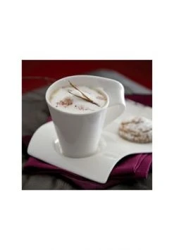 Villeroy & Boch Kaffeeobertasse NewWave Weiß -Glaswaren Verkäufe unnamed file 211