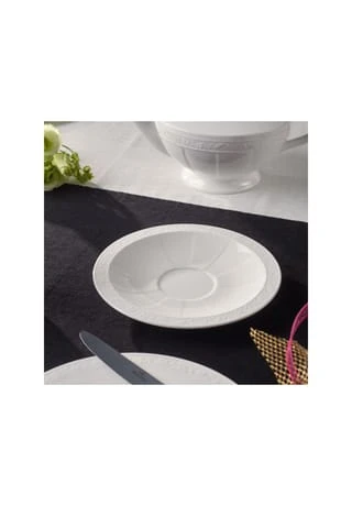 Frühstücks-/Suppenuntertasse White Pearl Villeroy & Boch Frühstücks-/Suppenuntertasse White Pearl Weiß -Glaswaren Verkäufe unnamed file 315