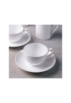 Villeroy & Boch Kaffeeobertasse Royal Weiß -Glaswaren Verkäufe unnamed file 332
