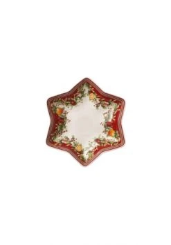 Villeroy & Boch Sternenschale Auf Fuss Winter Bakery Delight Gesamt: Länge 27cm, Breite 24cm, Höhe 11,3cm