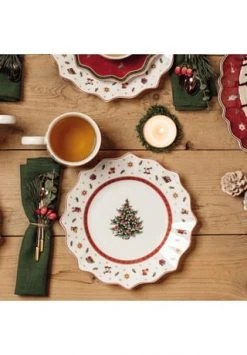 Villeroy & Boch Frühstücksteller Weiß Toy's Delight Gesamt: Länge 24cm, Breite 24cm, Höhe 3cm -Glaswaren Verkäufe unnamed file 378