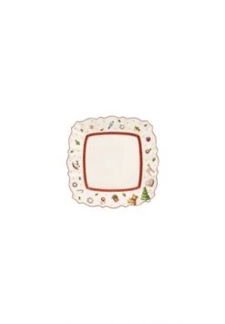 Villeroy & Boch Frühstücksteller Eckig Toy's Delight Gesamt: Länge 22,5cm, Breite 22,5cm, Höhe 3,3cm