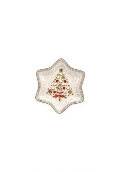 Villeroy & Boch Sternschale Mittel Baum Winter Bakery Delight Gesamt: Länge 24,5cm, Breite 24,5cm, Höhe 4,3cm