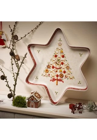 Villeroy & Boch Sternschale Groß Winter Bakery Delight Gesamt: Länge 37,200001cm, Breite 32,5cm, Höhe 3,5cm 2 Villeroy & Boch Sternschale Groß Winter Bakery Delight Gesamt: Länge 37,200001cm, Breite 32,5cm, Höhe 3,5cm – Bild 2