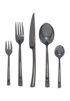 ECHTWERK Tafelbesteck "Avelino", Schwarz, 30-teilig