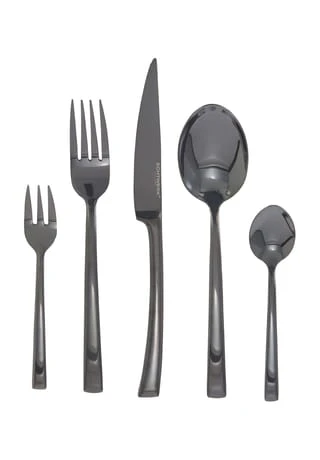 ECHTWERK Tafelbesteck "Avelino", Schwarz, 30-teilig 1 ECHTWERK Tafelbesteck "Avelino", Schwarz, 30-teilig