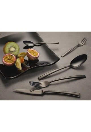 ECHTWERK Tafelbesteck "Avelino", Schwarz, 30-teilig 4 ECHTWERK Tafelbesteck "Avelino", Schwarz, 30-teilig – Bild 4