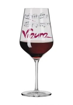 RITZENHOFF Annett Wurm 2015 Rotweinglas "Herzkristall", ⌀ 9 Cm -Glaswaren Verkäufe unnamed file 747