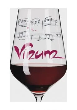 RITZENHOFF Annett Wurm 2015 Rotweinglas "Herzkristall", ⌀ 9 Cm -Glaswaren Verkäufe unnamed file 748