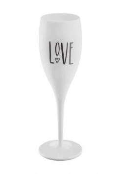 Koziol Sektglas "Cheers Love", Print, 0,1 L