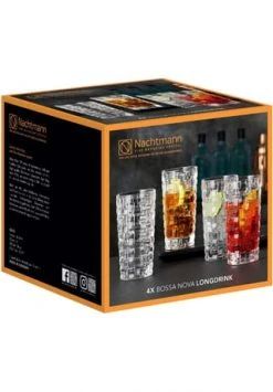 Nachtmann Longdrink-Gläser "Bossa Nova", Glas, 4er-Set -Glaswaren Verkäufe unnamed file 858