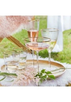 BUTLERS® GOLDEN TWENTIES Glas Mit Goldrand Und Rillen 300ml -Glaswaren Verkäufe unnamed file 963