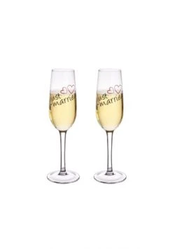 GRÄWE® Sektglas 2er Set Just Married